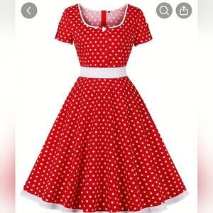 Red Polka Dot Dress